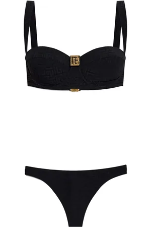 Balmain Bikini met logoplakkaat
