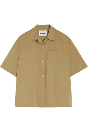 Jil Sander Blouse met cropped mouwen