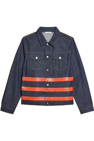 Helmut Lang Denim truckerjack met rits