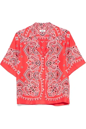 Sandro Blouse met bandanaprint
