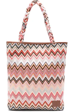 Missoni Shopper met zigzag patroon
