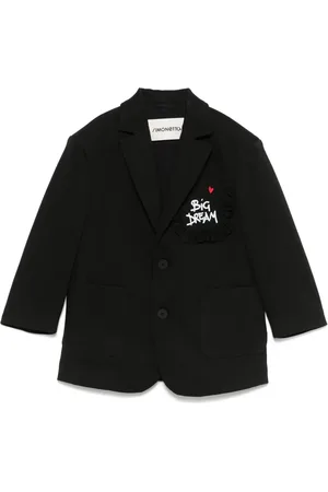 Simonetta Blazer met geborduurde tekst