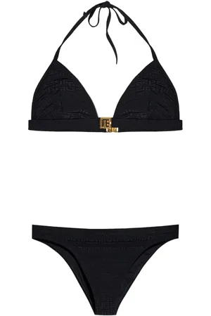 Balmain Bikini met logoplakkaat