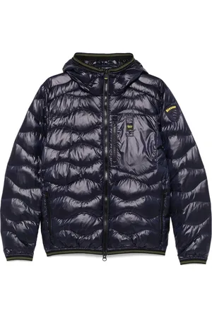 Blauer Gewatteerd donsjack