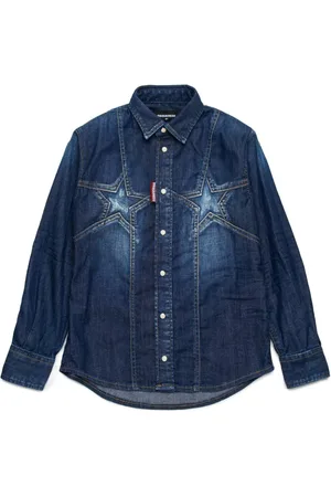 Dsquared2 Overhemd met sterapplicatie