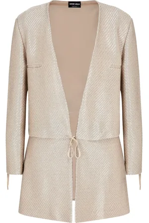 Giorgio Armani Raffia jack met jacquard
