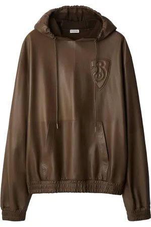 Burberry B Shield leren hoodie