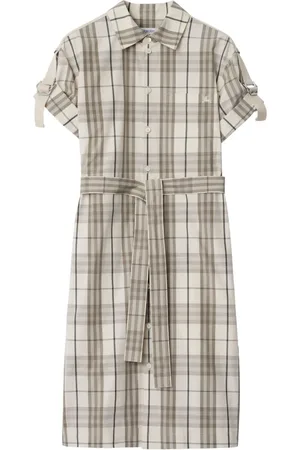 Burberry Geruite blousejurk