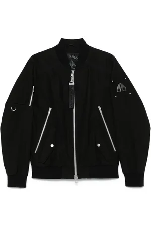 Moose Knuckles Bomberjack met logoplakkaat