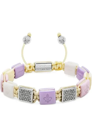 Nialaya Ceramic Flatbead armband