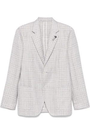 LARDINI Geruite blazer