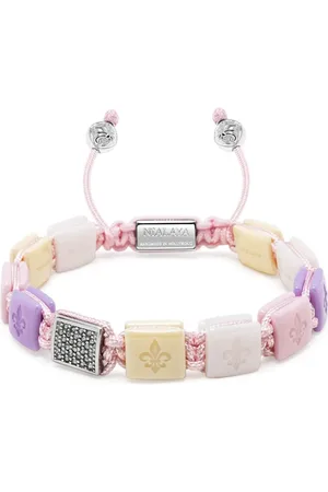Nialaya Ceramic Flatbead armband