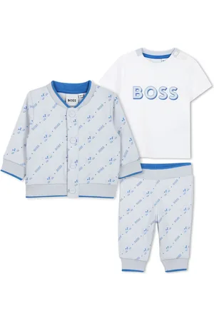 HUGO BOSS Broek met logoprint
