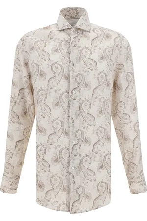 Brunello Cucinelli Overhemd met paisley