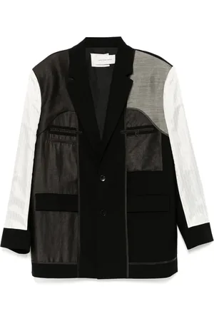 Feng Chen Wang Blazer met patchwork