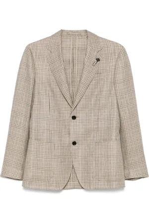 LARDINI Blazer met Prince of Wales