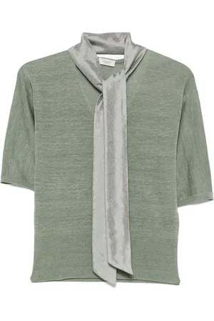 Agnona Top met gestrikte hals