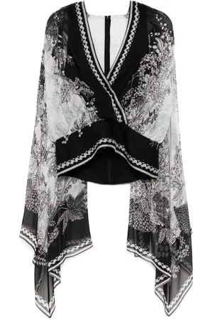 Elie saab Chiffon blouse met print