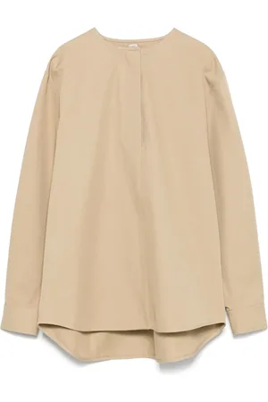 Totême Kraagloos katoenen blouse