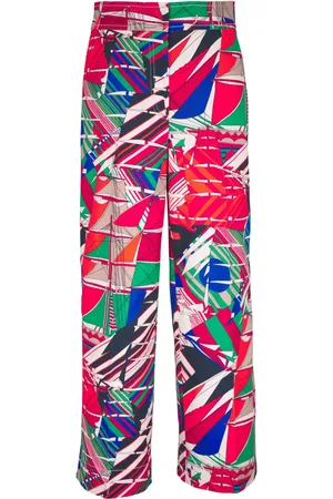 AKRIS Broek met grafische print