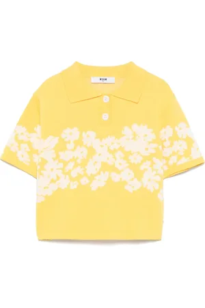 Msgm Poloshirt met bloemen