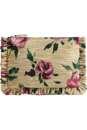 La DoubleJ Clutch met bloemenpatroon