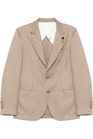 LARDINI Blazer met enkele rij knopen