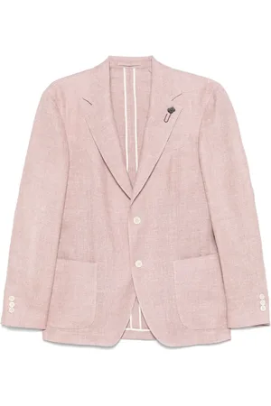 LARDINI Blazer met broche
