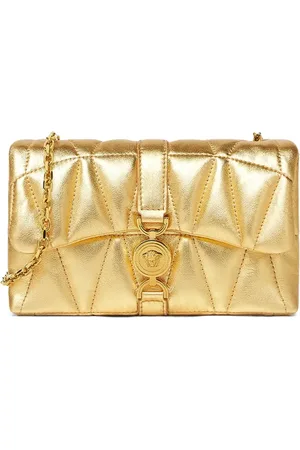 VERSACE Kleio metallic gewatteerde mini