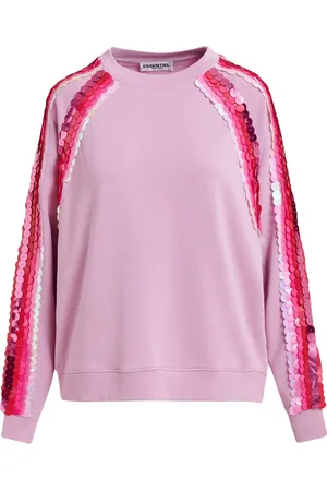 Essentiel Antwerp Sweater verfraaid met pailletten