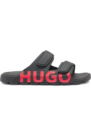 HUGO BOSS Slippers met logoprint