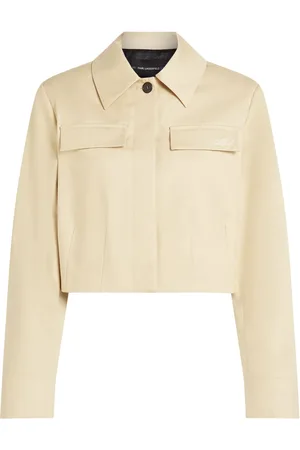 Karl Lagerfeld Cropped zijden jack