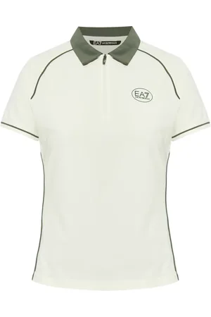 EA7 Polotop met logoprint