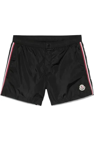 Moncler Zwembroek met driekleurige afwerking