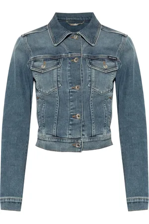 Dolce & Gabbana Spijkerjack met logoplakkaat