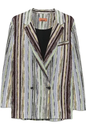 Missoni Gestreepte lamé blazer