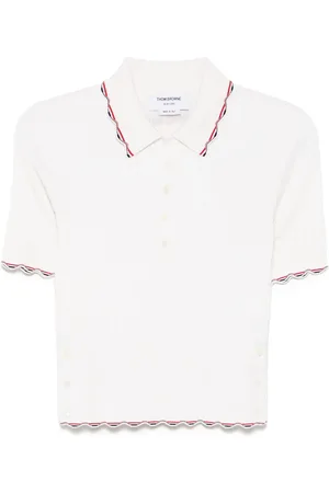 Thom Browne Ribgebreide polotop met RWB