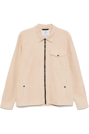 Woolrich Overshirt met gabardine weving