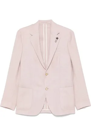 LARDINI Blazer met broche