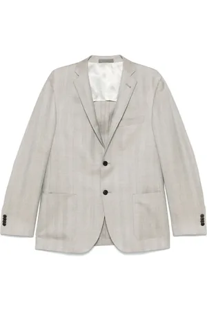 corneliani Blazer met visgraatpatroon