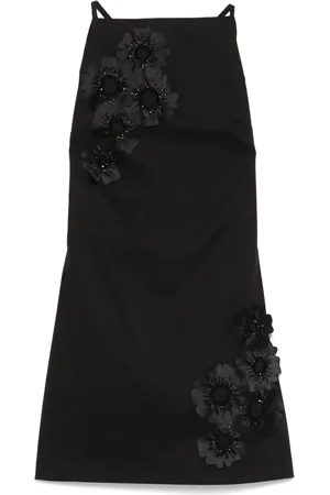 Msgm Jurk met bloemenpatch