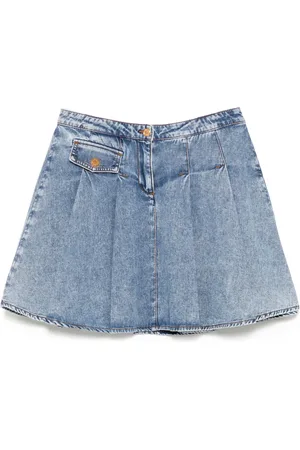 VERSACE Katoenen denim rok