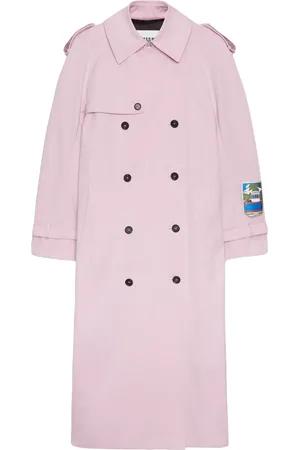 Msgm Lichtroze trenchcoat