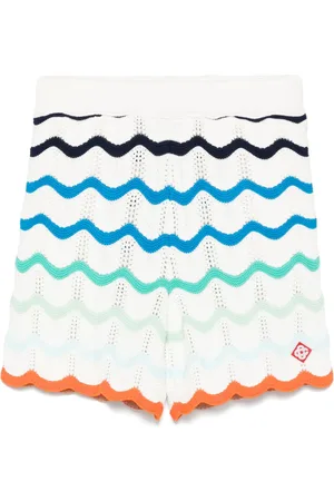 Casablanca Gradient Wave gehaakte shorts