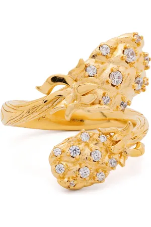 Maje Ring met dubbele ananas