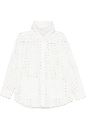 HERNO Opengewerkt blouse