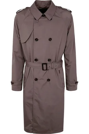 MOORER Trenchcoat met ceintuur