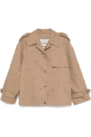 Golden Goose Cropped trenchcoat verfraaid met pailletten