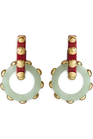 La DoubleJ Double Hoop oorbellen