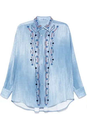 ERMANNO SCERVINO Blouse met geborduurde bloemen